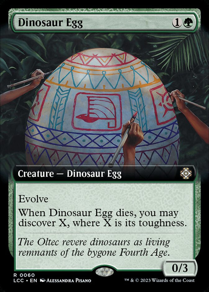 Dinosaur Egg (LCC) (60) / Extended Art