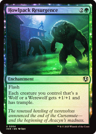 Howlpack Resurgence (INR) (204) / Foil