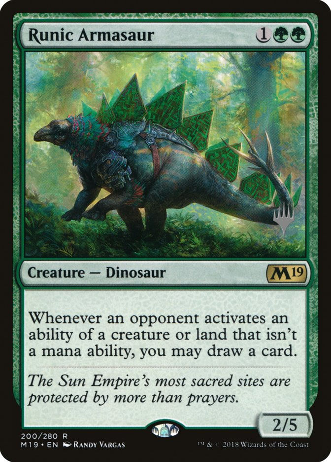Runic Armasaur (PM19) (200p)