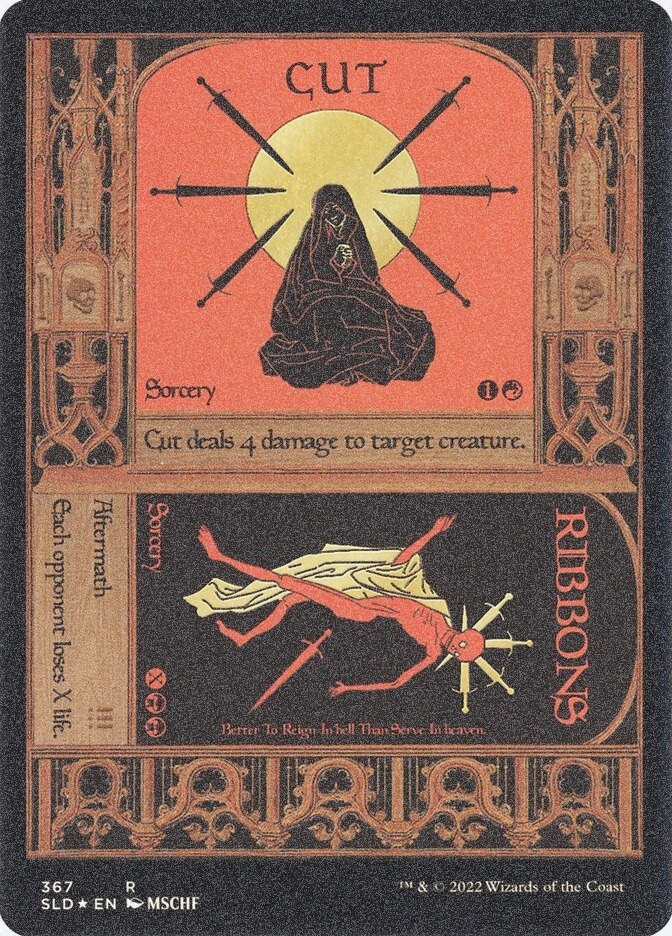 Cut // Ribbons (SLD) (367) / Foil Etched