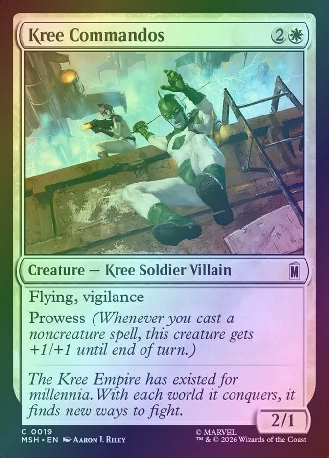 Kree Commandos (MSH) (19) / Foil