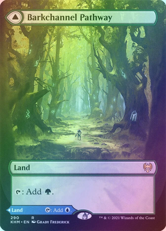 Barkchannel Pathway // Tidechannel Pathway (KHM) (290) / Borderless / Foil