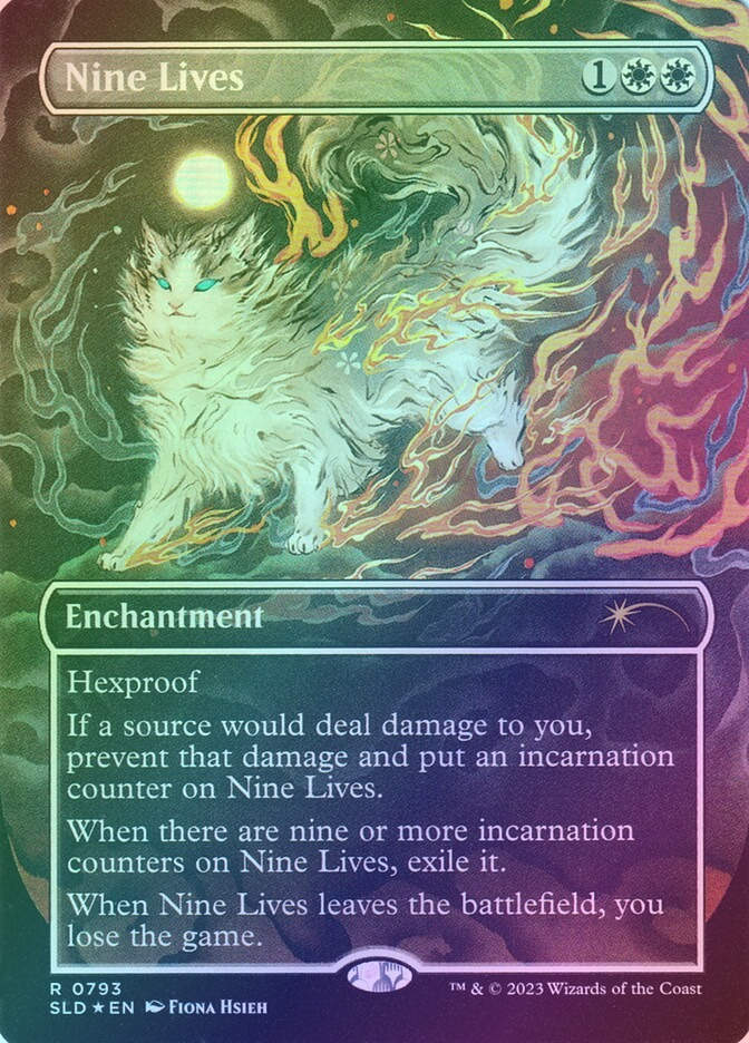 Nine Lives (SLD) (793) / Borderless / Foil