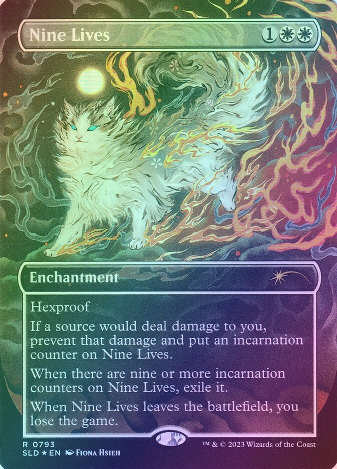 Nine Lives (SLD) (793) / Borderless / Foil