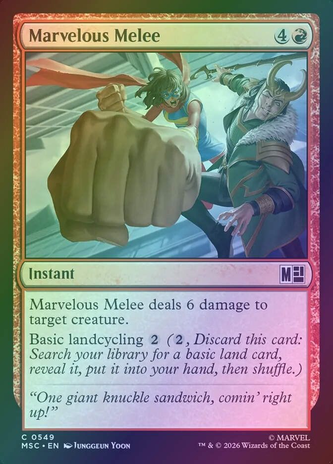 Marvelous Melee (MSC) (549) / Foil