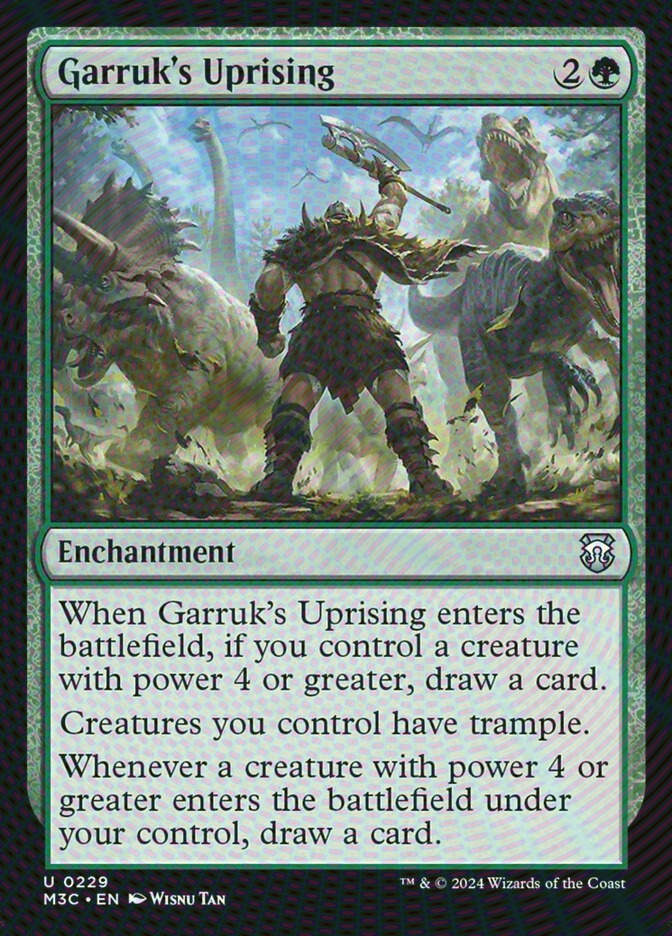 Garruk's Uprising (M3C) (229) / Ripple Foil