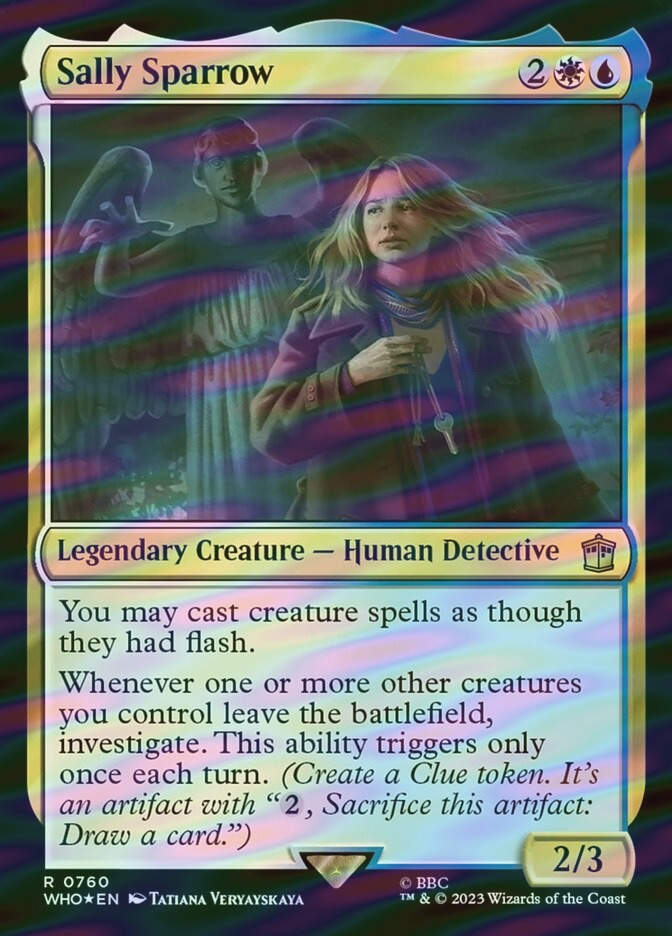Sally Sparrow (WHO) (760) / Surge Foil