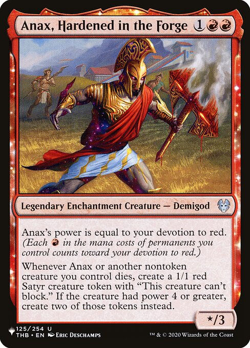 Anax, Hardened in the Forge (PLST) (THB-125)