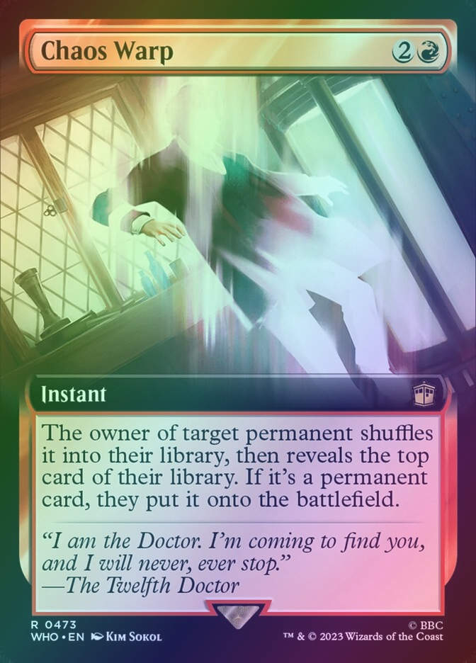 Chaos Warp (WHO) (473) / Extended Art / Foil