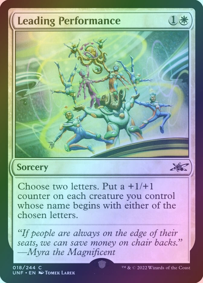 Leading Performance (UNF) (18) / Foil