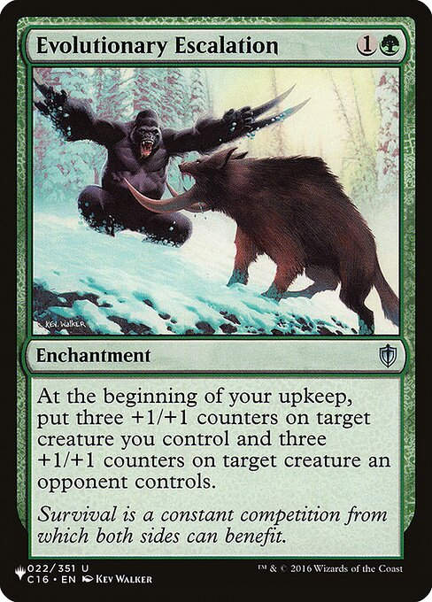 Evolutionary Escalation (PLST) (C16-22)