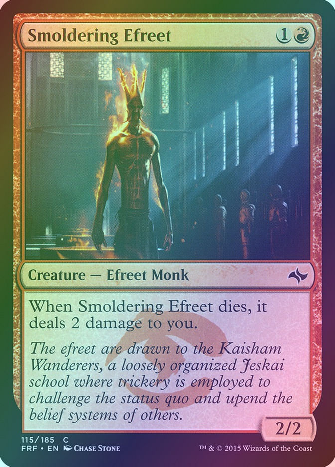 Smoldering Efreet (FRF) (115) / Foil