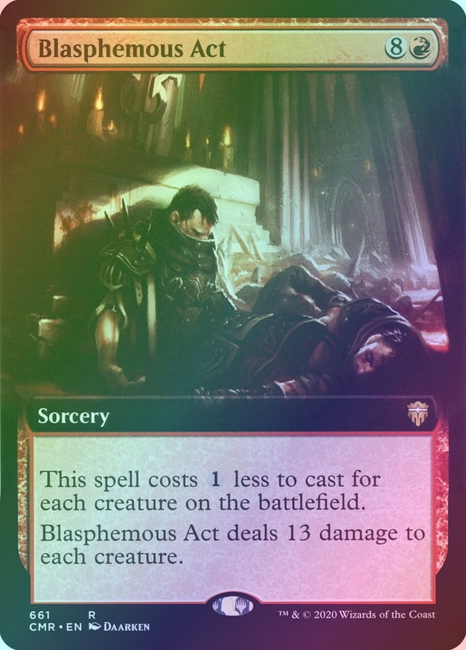 Blasphemous Act (CMR) (661) / Extended Art / Foil