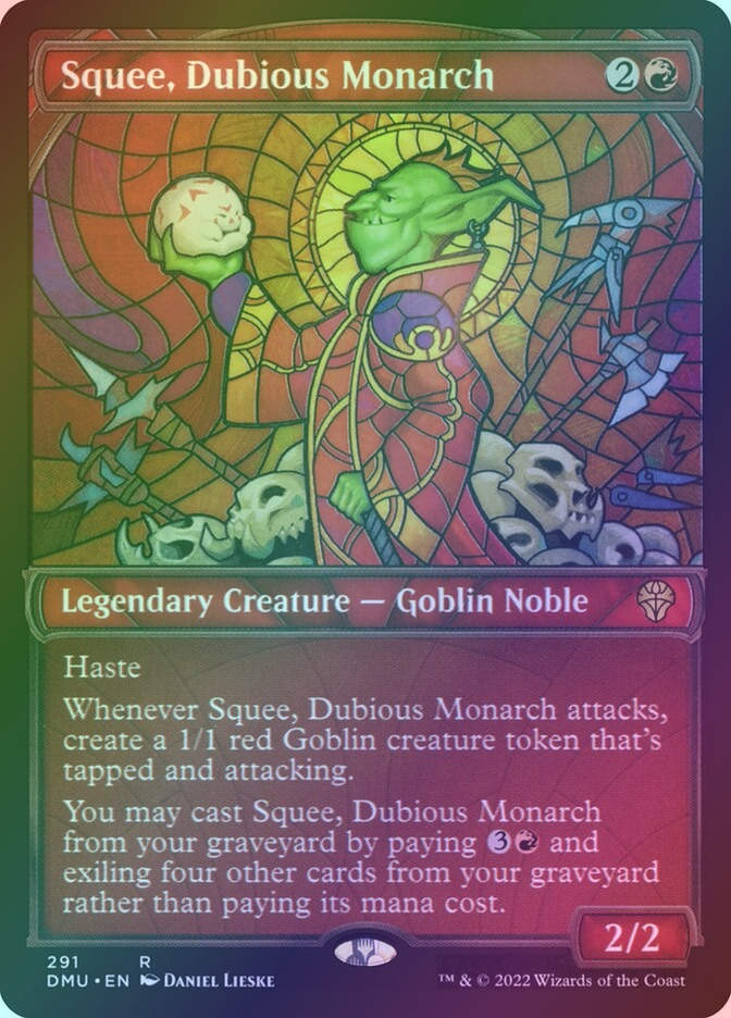 Squee, Dubious Monarch (DMU) (291) / Showcase / Foil