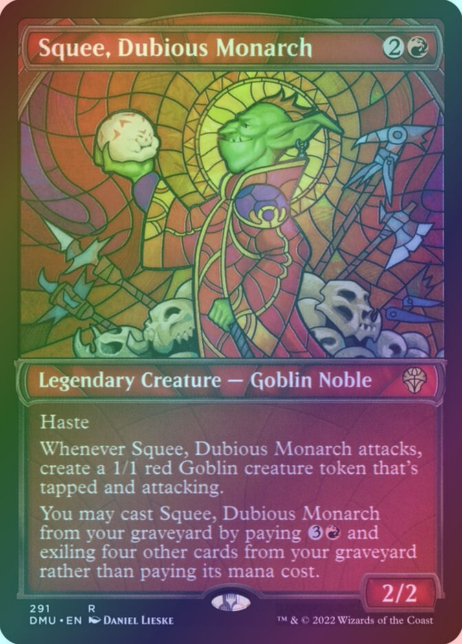 Squee, Dubious Monarch (DMU) (291) / Showcase / Foil