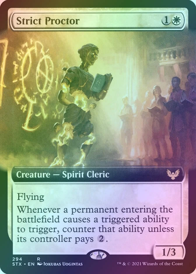 Strict Proctor (STX) (294) / Extended Art / Foil