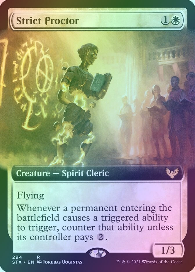 Strict Proctor (STX) (294) / Extended Art / Foil