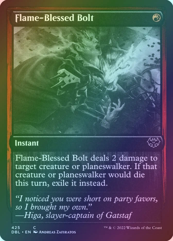 Flame-Blessed Bolt (DBL) (425) / Foil