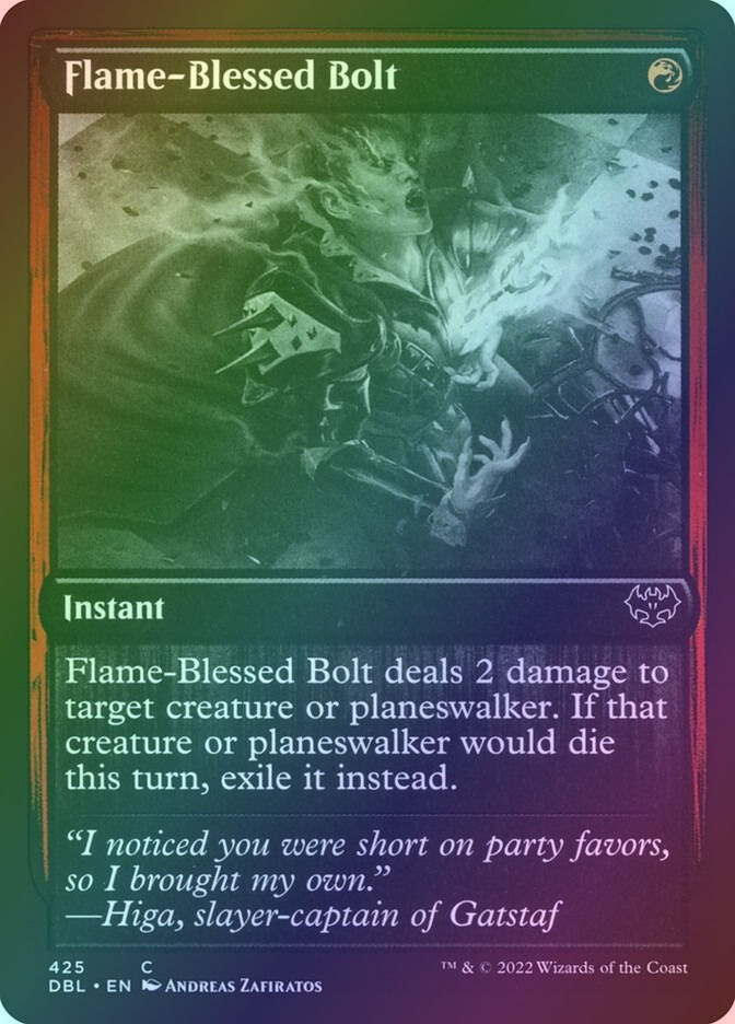 Flame-Blessed Bolt (DBL) (425) / Foil