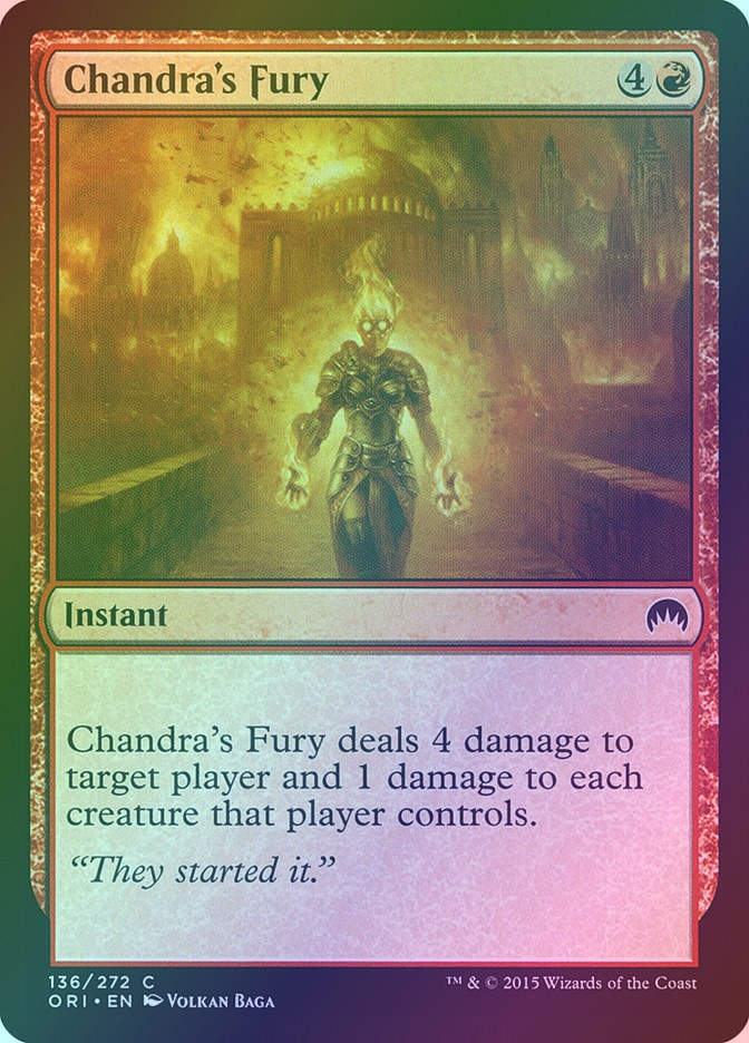 Chandra's Fury (ORI) (136) / Foil
