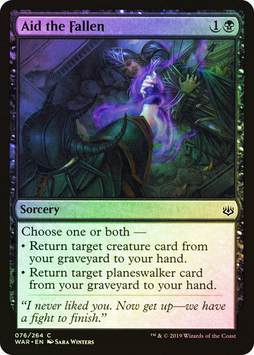 Aid the Fallen (WAR) (76) / Foil