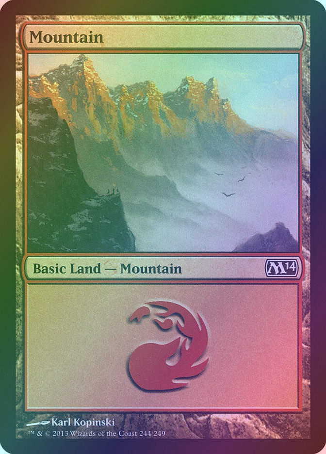 Mountain (M14) (244) / Foil