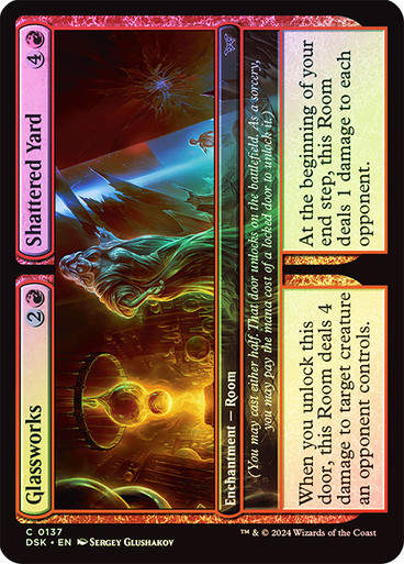 Glassworks // Shattered Yard (DSK) (137) / Foil