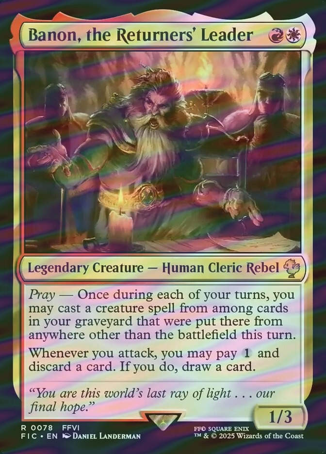 Banon, the Returners' Leader (FIC) (78) / Surge Foil