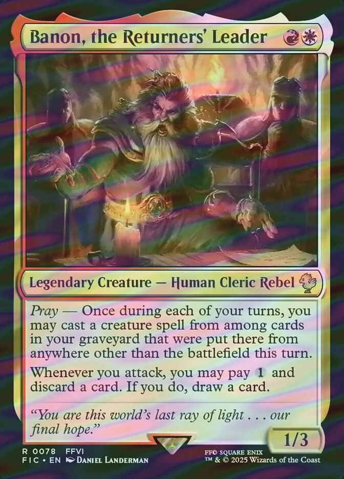 Banon, the Returners' Leader (FIC) (78) / Surge Foil
