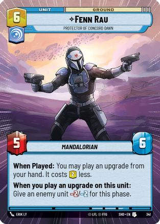 Fenn Rau - Protector of Concord Dawn (Hyperspace) (SHD_#341) / Foil
