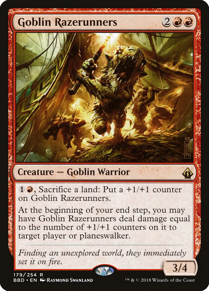 Goblin Razerunners (BBD) (179) / Foil
