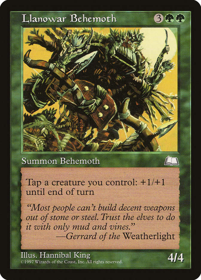 Llanowar Behemoth (WTH) (132)