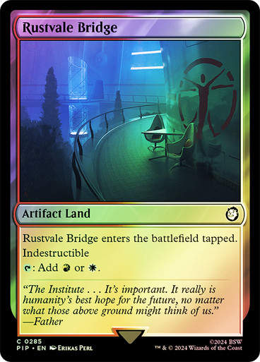 Rustvale Bridge (pip) (285) / Foil