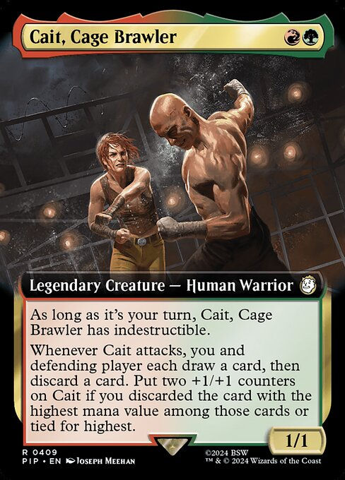 Cait, Cage Brawler (pip) (409) / Extended Art