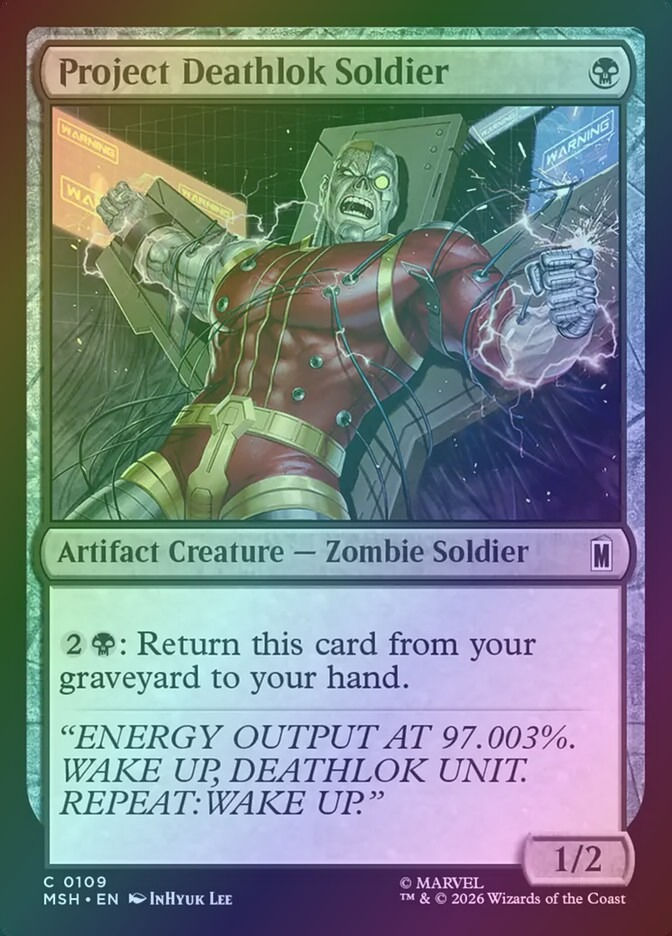 Project Deathlok Soldier (MSH) (109) / Foil