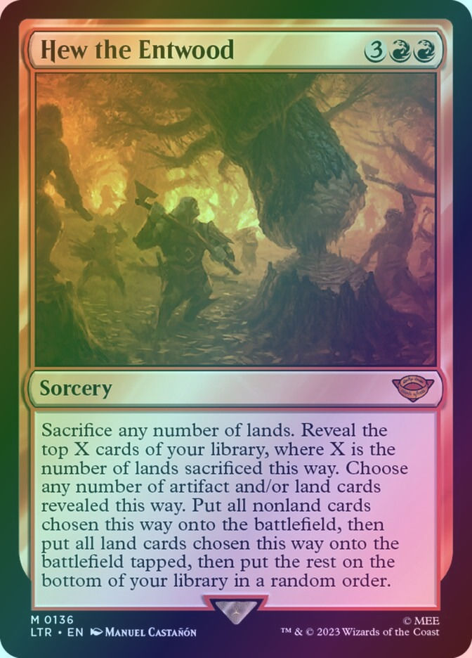Hew the Entwood (LTR) (136) / Foil
