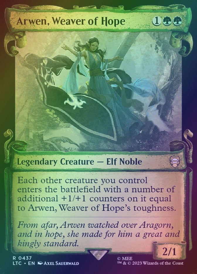Arwen, Weaver of Hope (LTC) (437) / Showcase / Foil