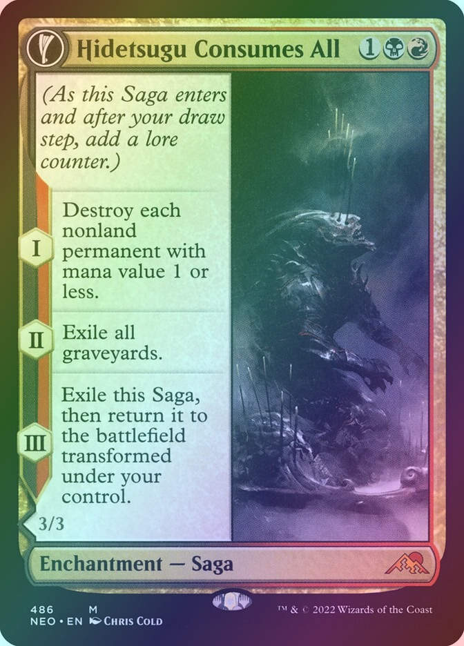 Hidetsugu Consumes All // Vessel of the All-Consuming (NEO) (486) / Foil