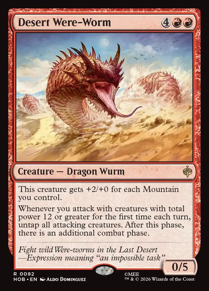 Desert Were-Worm (HOB) (92)
