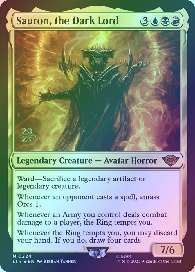 Sauron, the Dark Lord (PLTR) (224s) / Foil