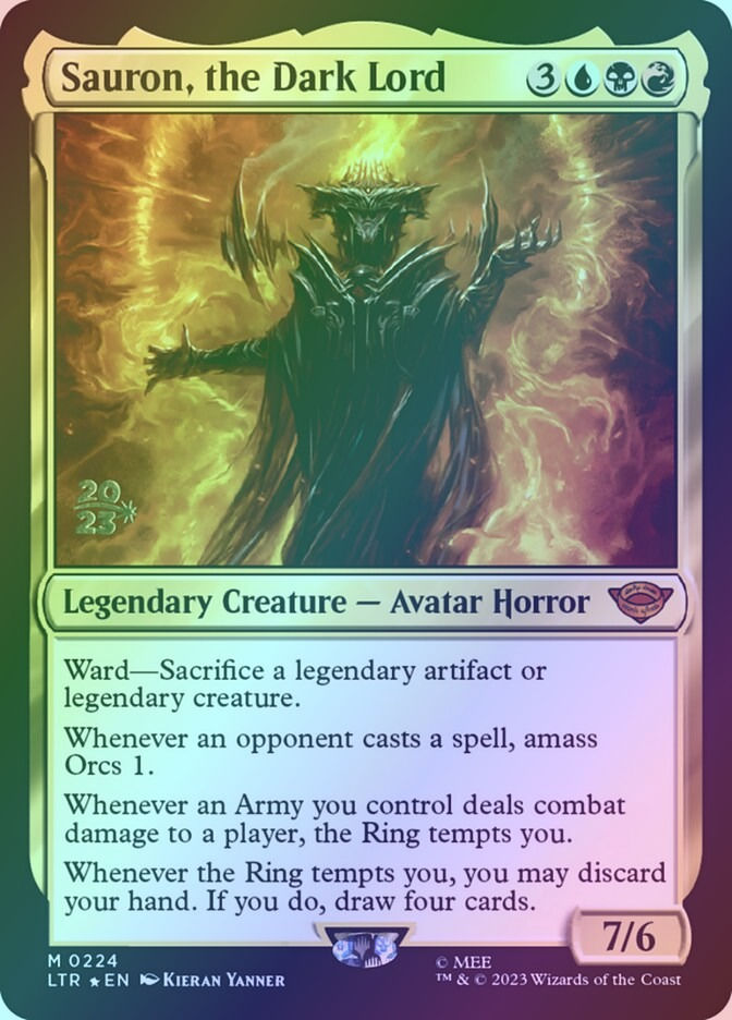 Sauron, the Dark Lord (PLTR) (224s) / Foil