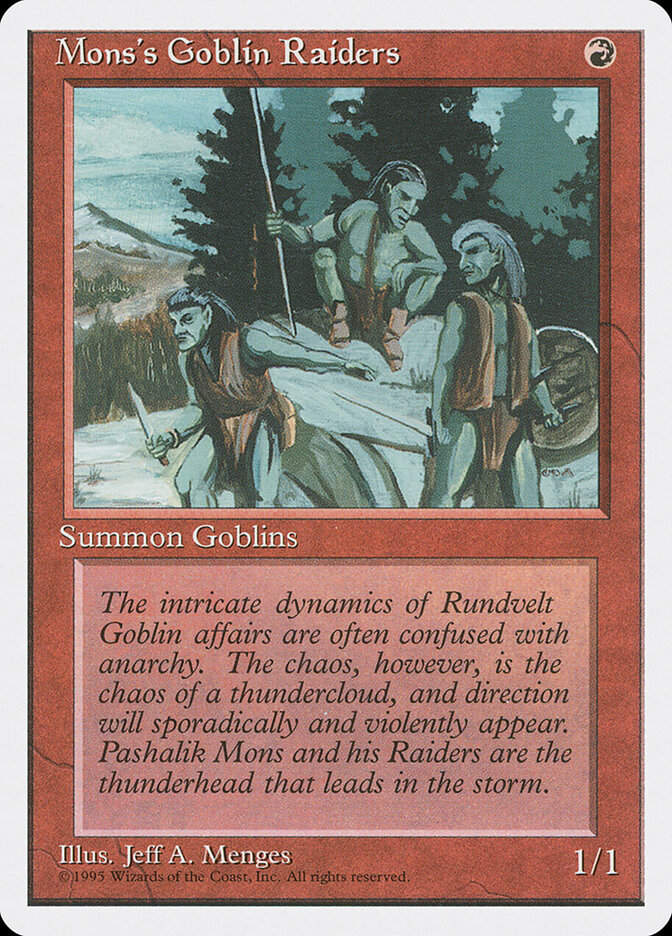 Mons's Goblin Raiders (4ED) (213)