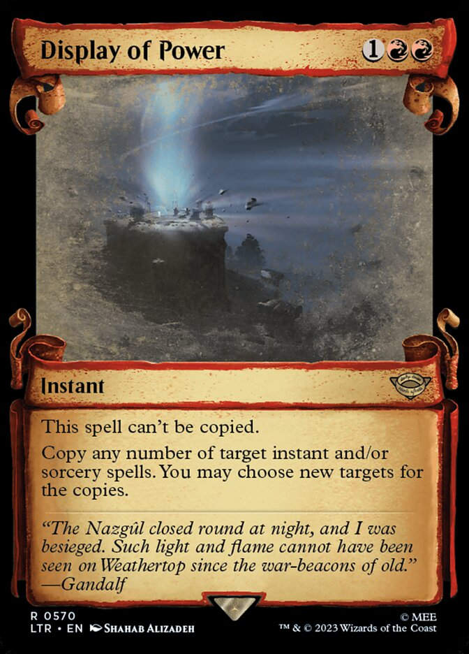 Display of Power (LTR) (570) / Showcase