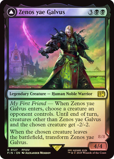 Zenos yae Galvus // Shinryu, Transcendent Rival (FIN) (127) / Foil