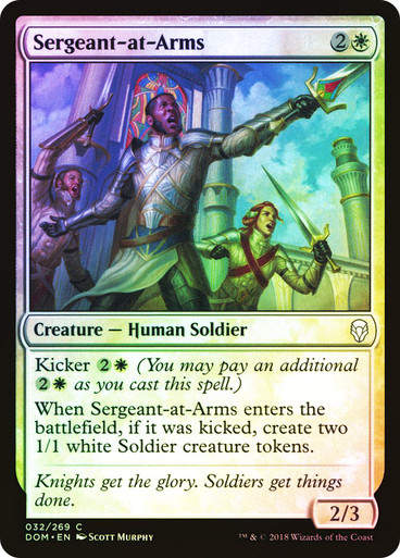 Sergeant-at-Arms (DOM) (32) / Foil