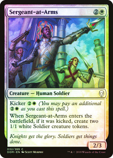 Sergeant-at-Arms (DOM) (32) / Foil