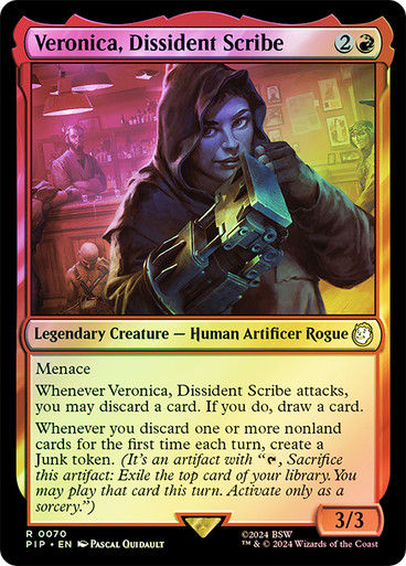 Veronica, Dissident Scribe (pip) (70) / Foil