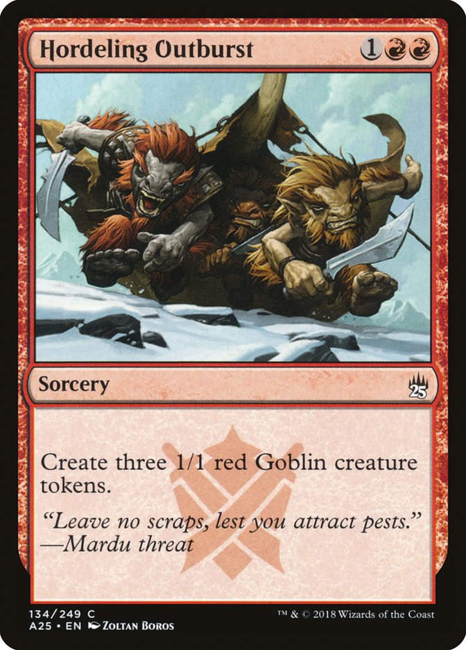 Hordeling Outburst (A25) (134)