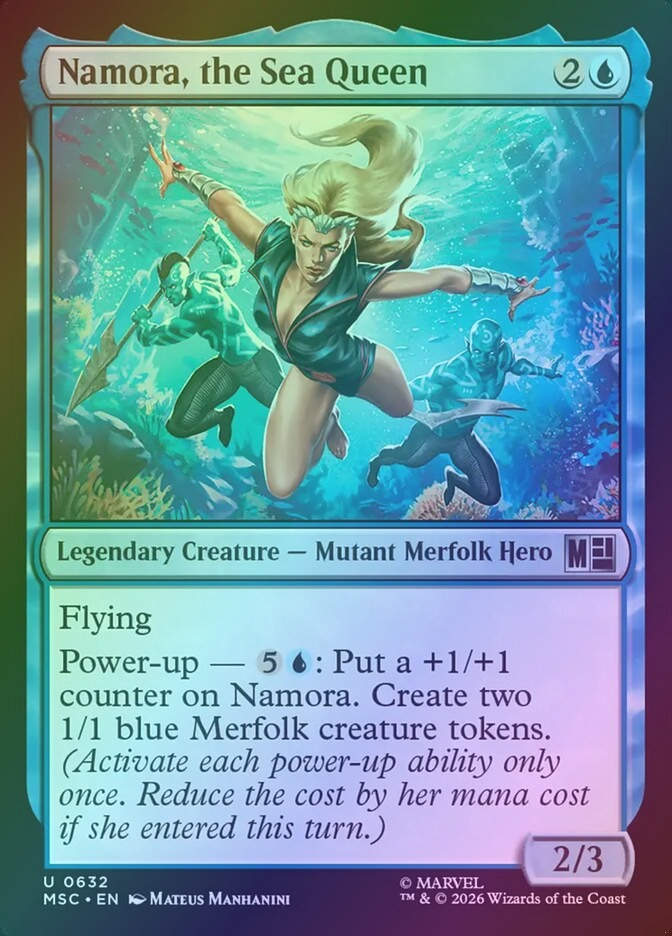 Namora, the Sea Queen (MSC) (632) / Foil