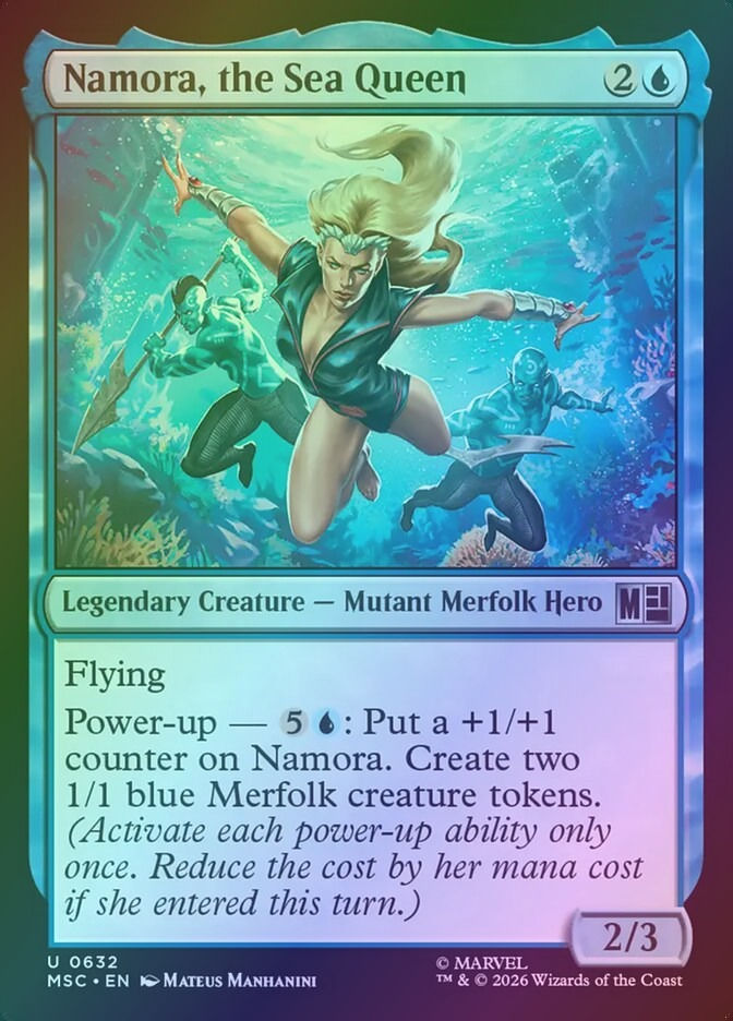 Namora, the Sea Queen (MSC) (632) / Foil